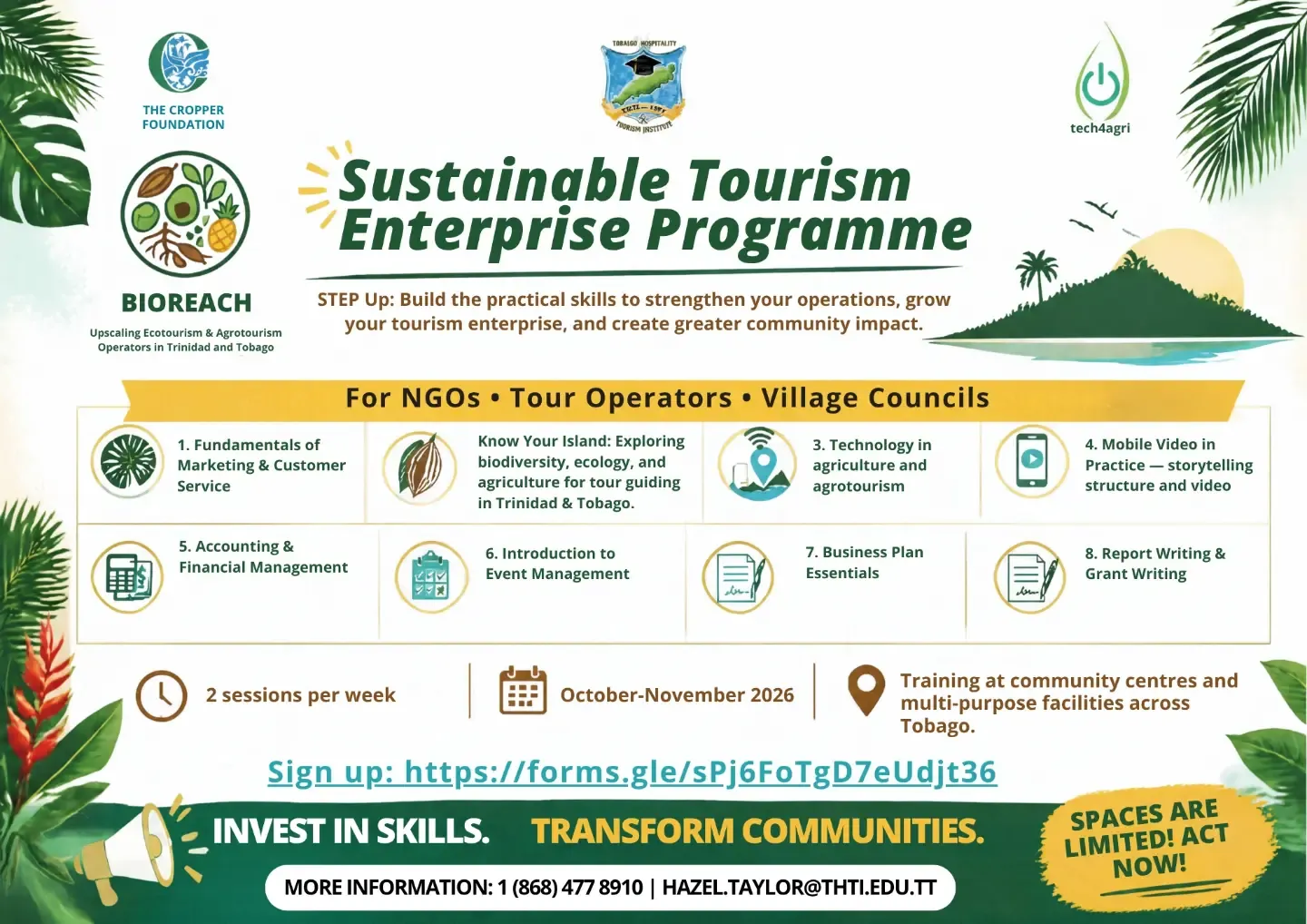 STEP Up: Sustainable Tourism Enterprise Programme