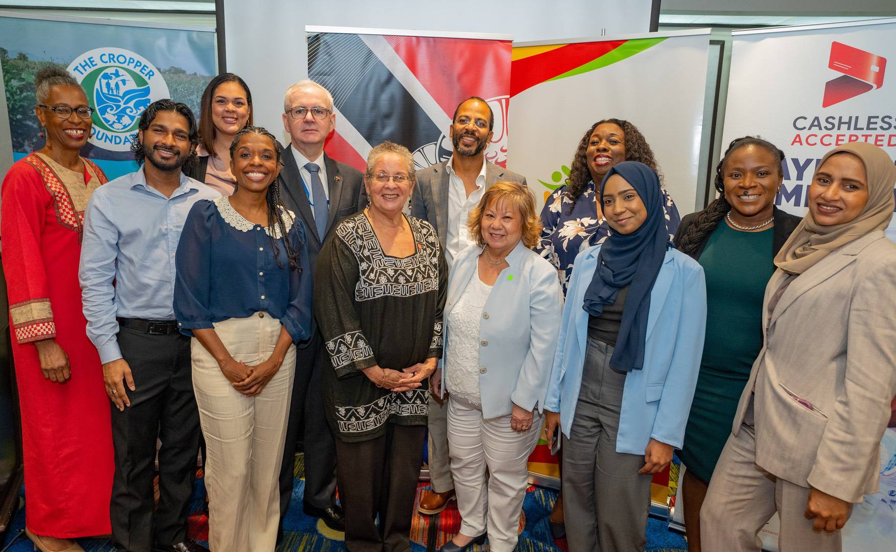 IGNITE CSOs stakeholders and partners (including T&T Intl. Financial Centre and Aegis Outsourcing & Advisory Services) at Financial Institutions Stakeholder Engagement event – Nov. 2024